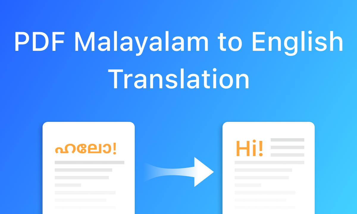 How to Translate Malayalam PDF to English in 5 Ways