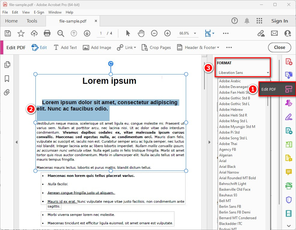 Cambiar la Fuente del PDF en Adobe Acrobat