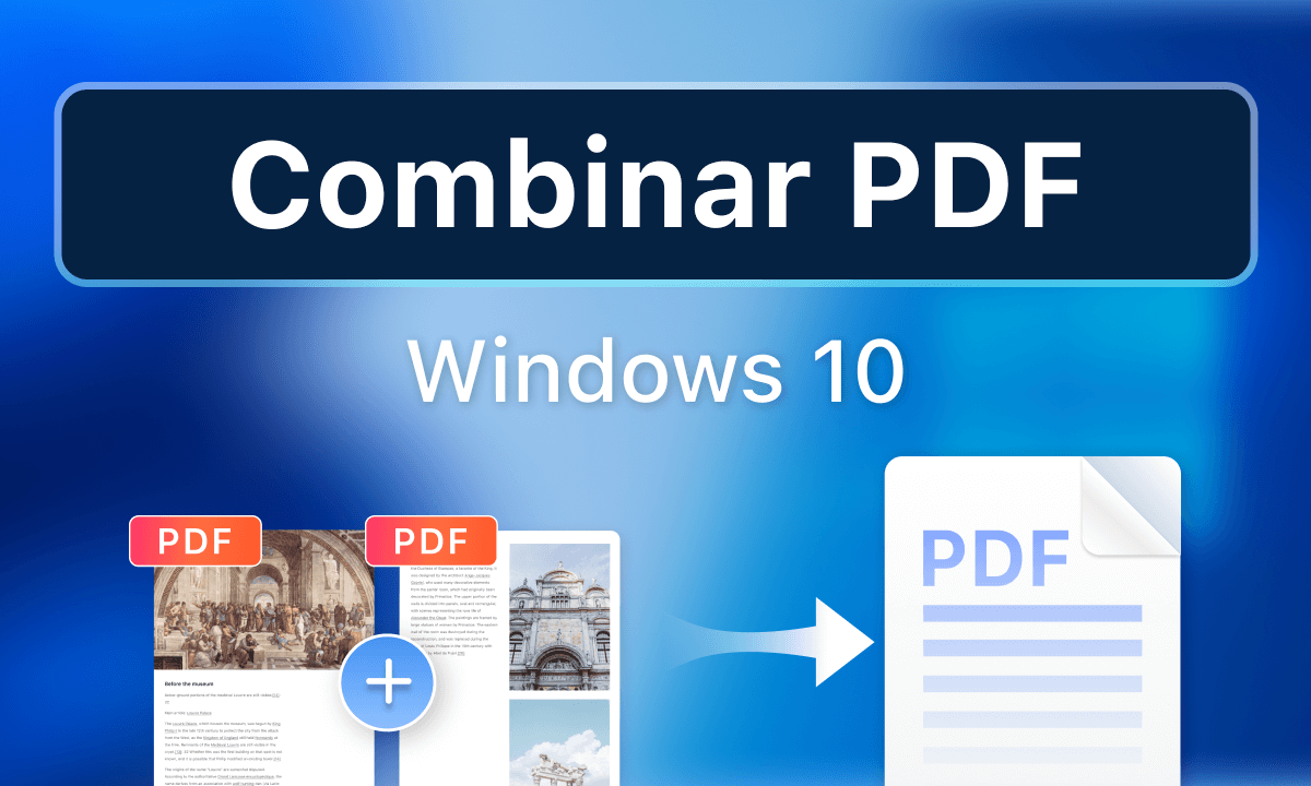 Cómo fusionar archivos PDF en Windows 10 y Windows 11 gratis