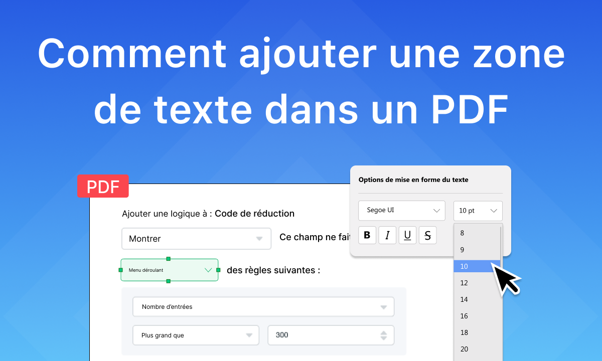 Comment ajouter une zone de texte un PDF 