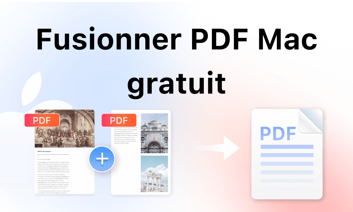 Fusionner des PDF sur Mac