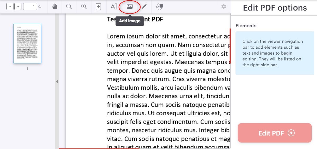 Insérer une image dans un PDF avec iLovePDF