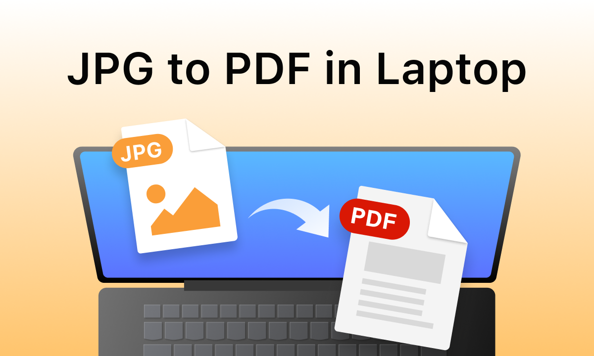 Convert JPG to PDF in Laptop