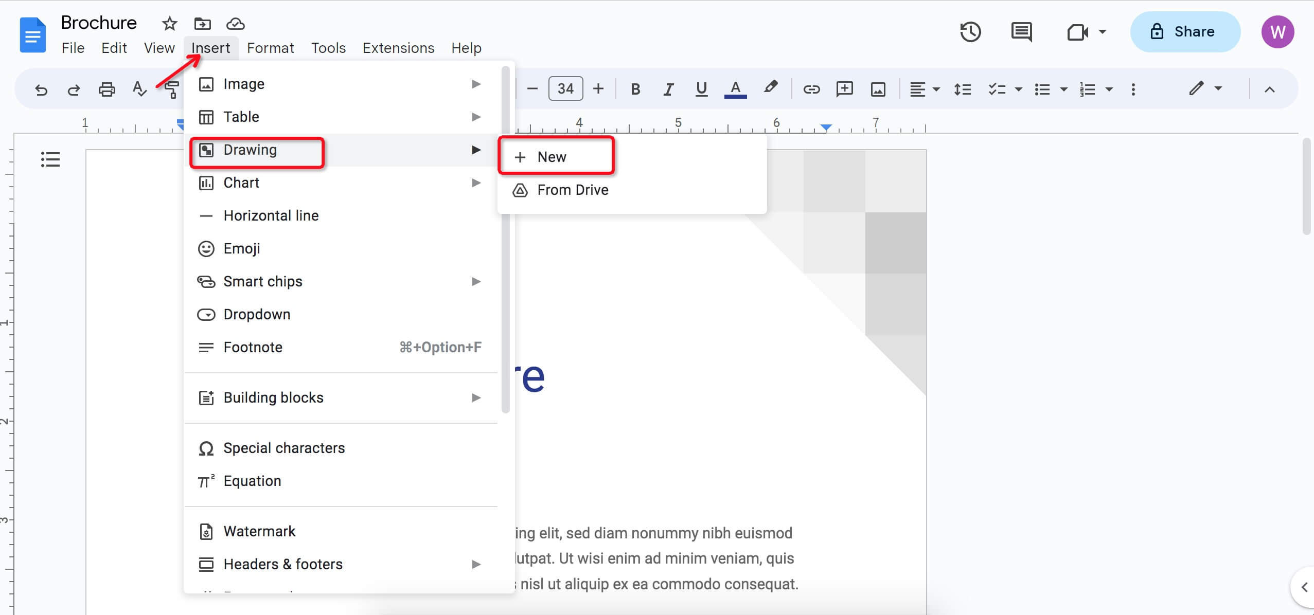 Using Your Own Google Drawings as Images in a Google Doc – Craig M Sheil