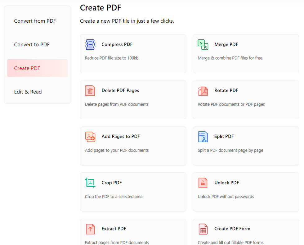 PDFgear Online PDF Merger and Splitter