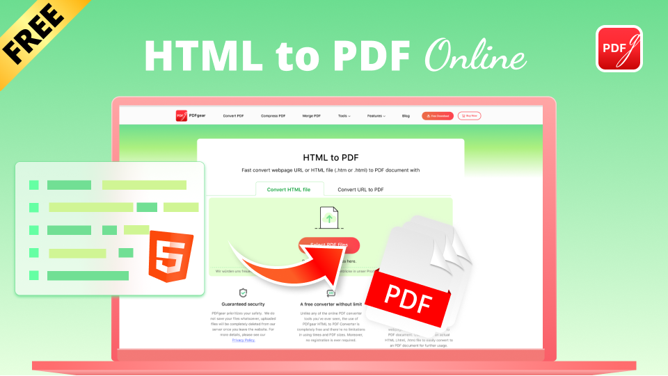 convert html presentation to pdf