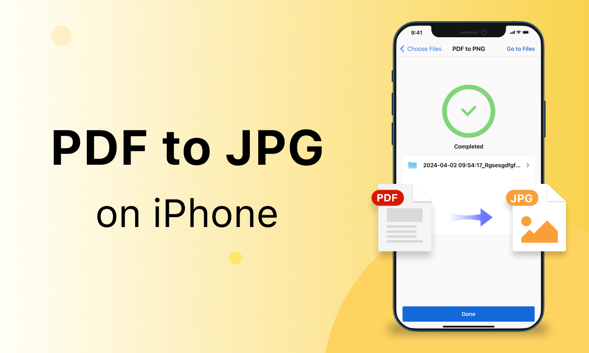 How to Convert PDF to JPG on iPhone in 4 Ways