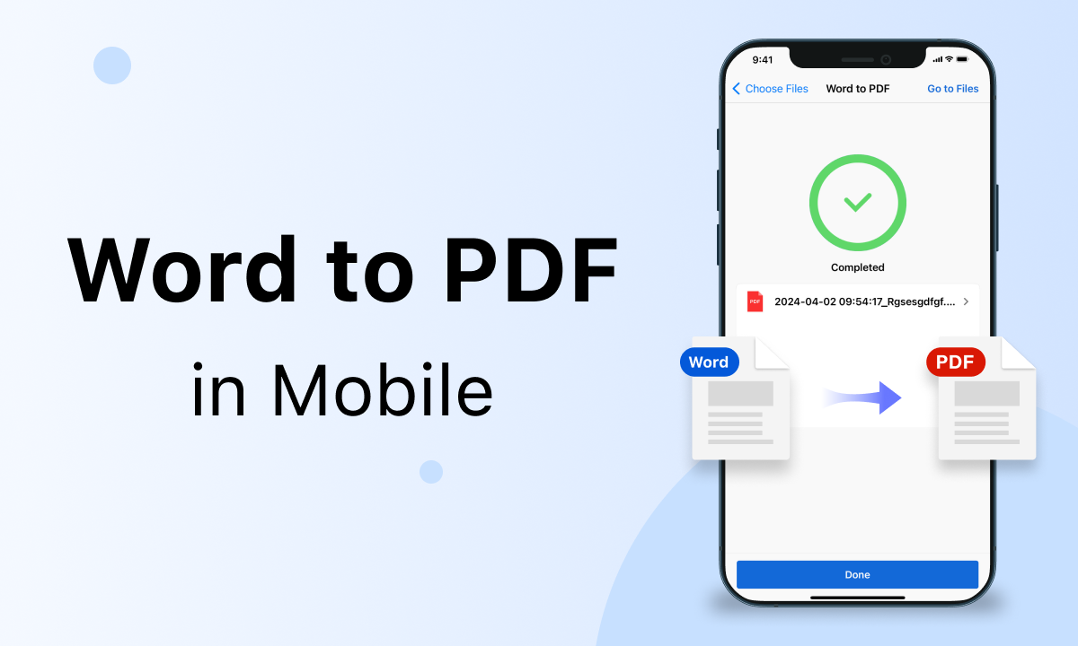 Best Free Ways to Convert Word to PDF in Mobile