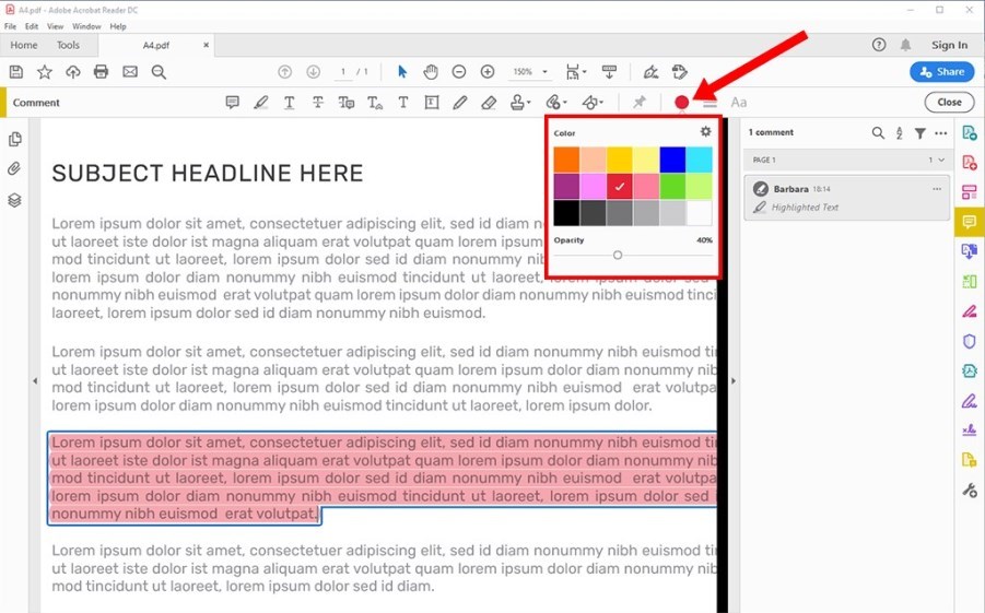 4 Methods] How To Change Highlight Color in PDF
