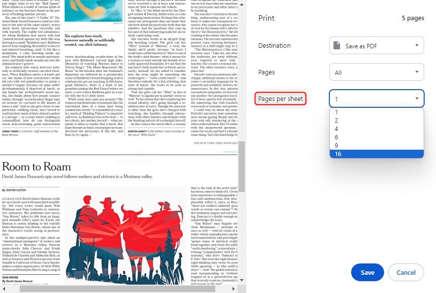 Combine Multiple PDF Pages into One in Google Chrome