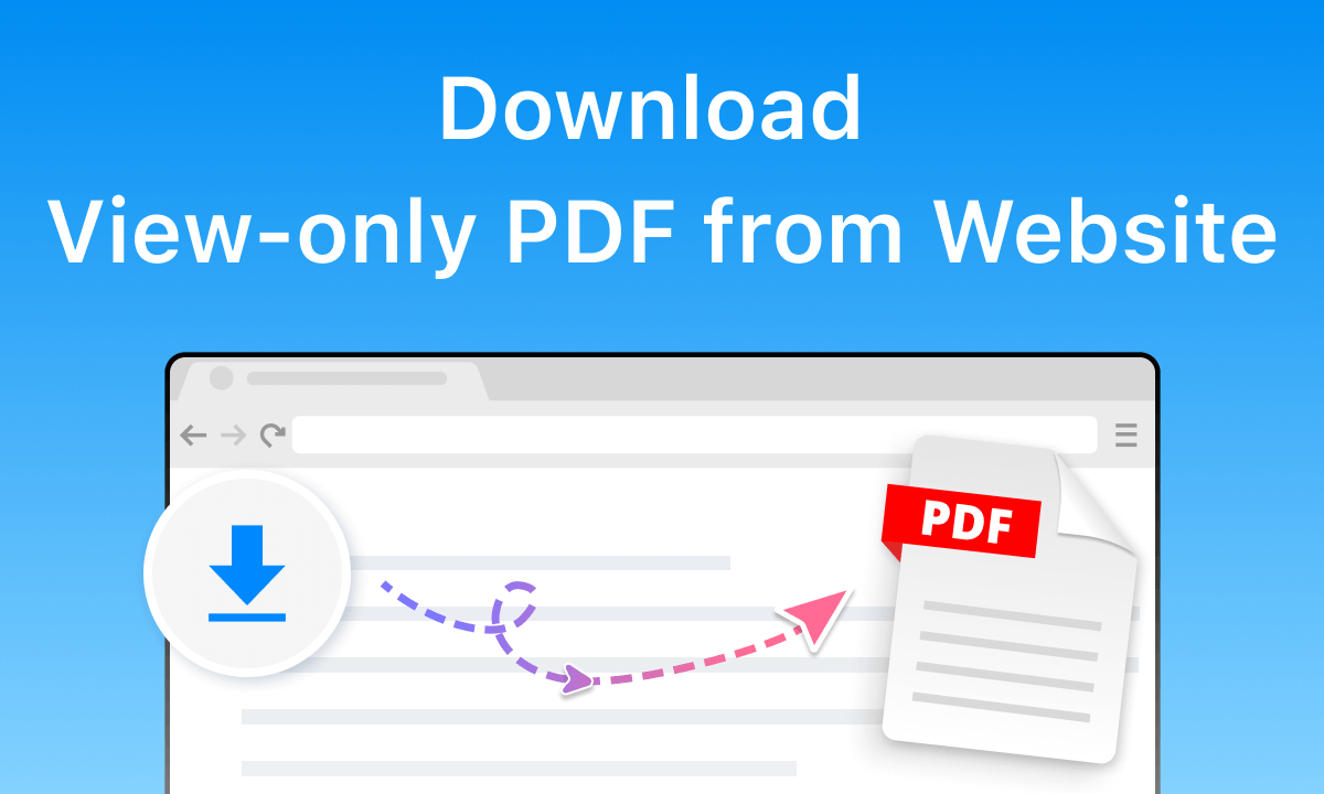 How to Download View-only PDF from Website