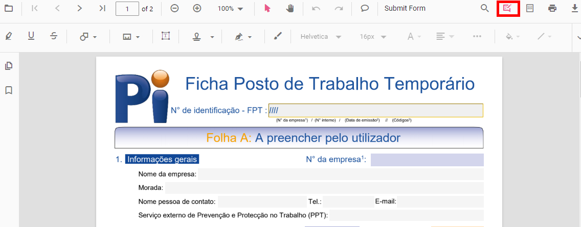 Clique em Adicionar ou Editar Anotações para Desenhar