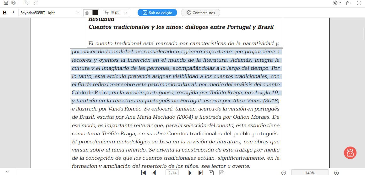 Copiar Texto de um PDF