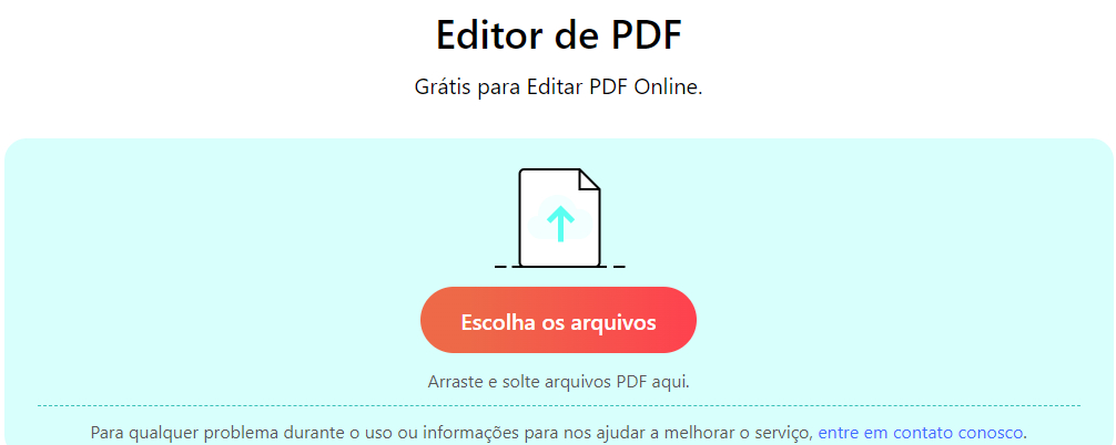 Faça o upload do PDF para desenhar no PDFgear