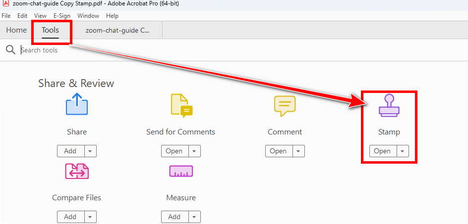 Create Own Stamp Name using Acrobat Reader 